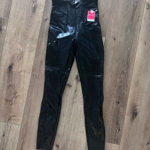 SPANX Glossy Black Leggings